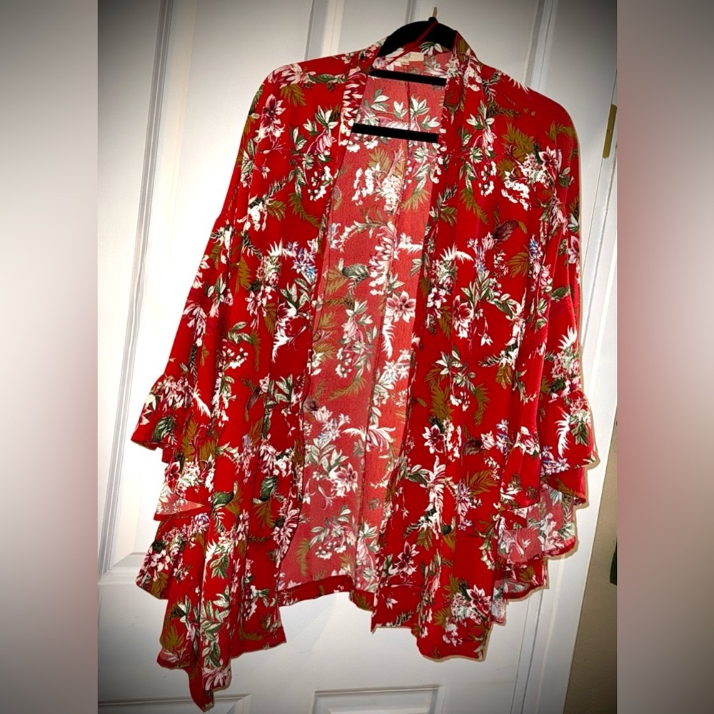 🌻 Easel Floral Kimono